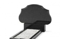 Горизонтальный гранитный фигурный памятник на могилу тип 1.17