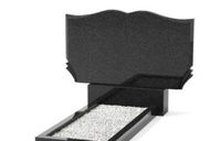 Гранитный горизонтальный памятник на могилу фигурный тип 1.20