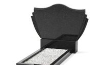 Горизонтальный резной гранитный памятник на могилу тип 1.23