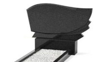 Горизонтальный гранитный резной памятник на могилу тип 1.26