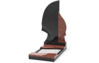 Вертикальный комбинированный памятник на кладбище тип КБ20