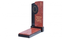 Вертикальный комбинированный одинарный памятник тип КБ28